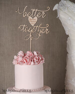 CAKE TOPPER wood cake topper, wooden cake topper3