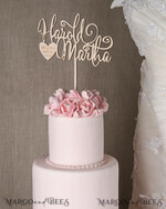 CAKE TOPPER wood topper, wooden cake topper5