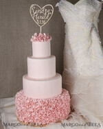 CAKE TOPPER wood wedding cake topper, wooden cake topper4