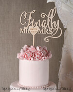 CAKE TOPPER wood wedding cake topper, lasercut wooden cake topper4