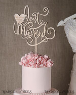 CAKE TOPPER wood cake topper, lasercut wooden cake topper4