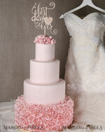 CAKE TOPPER wood topper, wooden cake topper3