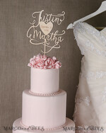 CAKE TOPPER wood topper, lasercut wooden cake topper3