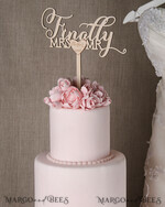 CAKE TOPPER wood wedding cake topper, lasercut wooden cake topper4