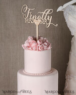CAKE TOPPER wood wedding cake topper, lasercut wooden cake topper4