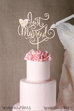 CAKE TOPPER wood topper, wooden cake topper2