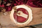 PLACE CARDS / TABLE CARDS Luxury Premium Glitter/ Gold/ Silver/ Rose Gold Romantic Gold Foil Wedding Place Cards, White Wedding Escort Card with Maroon Ribbon, Elegant place cards, Custom Wording name Tags, Personalized wedding decor4