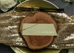 PLACE CARDS / TABLE CARDS Luxury Premium Glitter/ Gold/ Silver/ Rose Gold Minimalist Geometric Green Wedding Place Cards, Delicate Transparent Vellum Wedding Name Tags with Gold Twine, Modern Wedding Stationery, Custom Escort Cards4