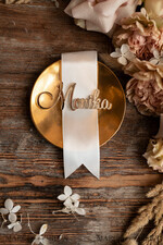 PLACE CARDS / TABLE CARDS Luxury Premium Glitter/ Gold/ Silver/ Rose Gold  Gold Acrylic Place Cards, 3D Gold Luxurious Wedding Seating Name Card, Golden Acrylic Name Cards for Your Wedding Tables, Editable Custom Wording Escort Cards4