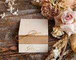 PLACE CARDS / TABLE CARDS Luxury Premium Glitter/ Gold/ Silver/ Rose Gold Elegant Ecru Wedding Place Cards, Beige Velvet Luxurious Seating Cards with Gold Twine, Romantic Glam Wedding Stationery, Custom Text Wedding Escort Cards2