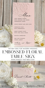 PLACE CARDS / TABLE CARDS Luxury Premium Glitter/ Gold/ Silver/ Rose Gold Elegant Embossed Blush Wedding Place Cards, Small Table Cards with Gold Foil Border, Tent Cards, Escort Cards, Name Cards, Ecru Table name cards, Personalized wedding decor, Editable Text5
