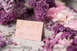 PLACE CARDS / TABLE CARDS Luxury Premium Glitter/ Gold/ Silver/ Rose Gold Delicate Blush Pink Wedding Place Cards with Gold Foil Printout, Elegant Wedding Name Tags, Blush Wedding Stationery, Editable Text Escort Card, Gold Names Card2