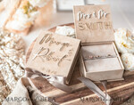 RINGTRÄGERBOXEN & KISSEN Samtkästchen für den Trauungszeremonie Beige Pink Goldene Samt Hochzeitsringbox für die Zeremonie, Ringbox für die Hochzeitszeremonie 3 Ringe Samt, Boho Glam Hochzeitsringboxen für ihn und sie, Luxus Samt Ringbox doppelt in benutzerdefinierten Farben.18