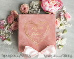 RING BEARER BOXES & PILLOWS Velvet ring box for wedding ceremony Elegant Velvet blush pink Wedding rings Box, Glamour gold Wedding rings Box, Elegant Acrylic  Wedding Box velvet blusch Pink Wedding rings Box12