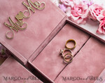 RINGTRÄGERBOXEN & KISSEN Samtkästchen für den Trauungszeremonie Personalisierte Hochzeitsbox für ihn und sie, Handgemachtes Hochzeitsringkissen • Glitzer Ringträgerkissen • Boho Glam Ringträger10