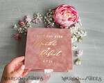 RING BEARER BOXES & PILLOWS Velvet ring box for wedding ceremony Luxury Velvet acrylic Wedding rings Box, Glamour blush pink and gold Wedding rings Box,Elegant Wedding Box velvet blusch Pink, Handmade Wedding rings Box14