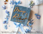 RINGTRÄGERBOXEN & KISSEN Samtkästchen für den Trauungszeremonie Staubblauer goldener Samt-Hochzeitsringbox für die Zeremonie, Ringbox für die Hochzeitszeremonie 3 Ringe Samt, Boho Glam Hochzeitsringboxen für ihn und sie, luxuriöse Samt-Ringbox doppelt, benutzerdefinierte Farben.14