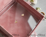 RINGTRÄGERBOXEN & KISSEN Samtkästchen für den Trauungszeremonie Luxuriöse Samt-Eheringe-Box, elegante Hochzeitsbox aus samtigem blush Pink, zarte und handgefertigte Eheringe-Box.18