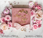 RING BEARER BOXES & PILLOWS Velvet ring box for wedding ceremony Blush Pink Golden velvet Wedding Ring Box for ceremony, Ring Box for Wedding Ceremony 3 rings velvet, Boho Glam Wedding Ring Boxes his hers, Luxury Velvet Ring box double Custom Colors9