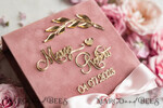 RING BEARER BOXES & PILLOWS Velvet ring box for wedding ceremony Blush Pink Golden velvet Wedding Ring Box for ceremony, Ring Box for Wedding Ceremony 3 rings velvet, Boho Glam Wedding Ring Boxes his hers, Luxury Velvet Ring box double Custom Colors9