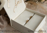 RINGTRÄGERBOXEN & KISSEN Samtkästchen für den Trauungszeremonie Elfenbein Hochzeitsringboxen sein ihre, Luxuriöse Samt goldene Ringbox doppelt, Garten Hochzeitsringbox, ecru Hochzeitsbox für Trauringe22