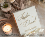 RINGTRÄGERBOXEN & KISSEN Samtkästchen für den Trauungszeremonie Elfenbein Hochzeitsringboxen sein ihre, Luxuriöse Samt goldene Ringbox doppelt, Garten Hochzeitsringbox, ecru Hochzeitsbox für Trauringe22
