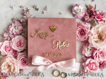 RING BEARER BOXES & PILLOWS Velvet ring box for wedding ceremony Ring Box for Wedding Ceremony 3 rings, Blush Pink Golden velvet Wedding Ring Box for ceremony, Boho Glam Wedding Ring Boxes his hers, Luxury Velvet Ring box double Custom Colors8