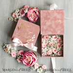 RING BEARER BOXES & PILLOWS Velvet ring box for wedding ceremony Elegant Velvet blush pink Wedding rings Box, Glamour gold Wedding rings Box, Elegant Acrylic  Wedding Box velvet blusch Pink Wedding rings Box15