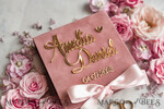 RING BEARER BOXES & PILLOWS Velvet ring box for wedding ceremony Personalised wedding Ring box • Blush Pink Golden velvet Wedding Ring Box for ceremony ceremony velvet, Boho Glam Wedding Ring Boxes his hers, Luxury Velvet Ring box double Custom Colors10