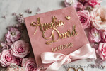 RING BEARER BOXES & PILLOWS Velvet ring box for wedding ceremony Personalised wedding Ring box • Blush Pink Golden velvet Wedding Ring Box for ceremony ceremony velvet, Boho Glam Wedding Ring Boxes his hers, Luxury Velvet Ring box double Custom Colors10