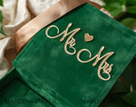 RINGTRÄGERBOXEN & KISSEN Samtkästchen für den Trauungszeremonie Grüne goldene Samt-Ringbox für die Zeremonie, Ringbox für die Hochzeitszeremonie 3 Ringe Samt, Boho Glam Hochzeitsringboxen für ihn und sie, Luxuriöse Samt-Ringbox doppelt, maßgeschneiderte Farben.11