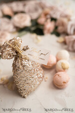 Wedding Thank You favors, Glamour Rose Gold Bag5