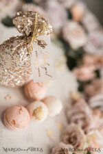 Wedding Thank You favors, Glamour Rose Gold Bag5
