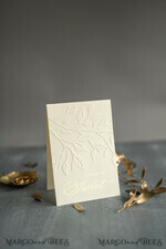 TABLE DECOR SIGNS glitter Gold Foil and Floral Embossed Wedding Table Numbers, Letterpress Table Cards, Elegant Floral Table Decor, Glamour Embossed Wedding Stationery, Editable wording 4