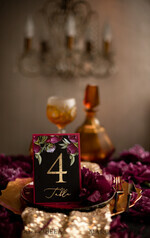 TABLE DECOR SIGNS glitter Luxury Vintage Wedding Table Numbers, Glamour Black and Burgundy Table Cards, Romantic Peonies Wedding Table Décor, Vintage Peony golden and black Table Numbers4
