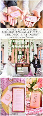 MENÜ & PROGRAMME  
 Glitzer/ Luxus Premium Romantisches Aquarell Hochzeitsmenü mit Gold, eleganter weißer und goldener Menükarte mit personalisiertem Monogramm-Bauchband, einzigartiges handgefertigtes romantisches Dinner-Menü mit gezacktem Rand.3