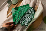 MENU & PROGRAMS glitter/ luxury premium Emerald Green Acryl Transparent Table Flat Menu, greenery Acrylic Menu, Green Plexi Table Menus, Luxury Wedding Table Decor, Wedding Signage Dinner Menu, sGA10