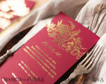 MENÜ & PROGRAMME  
 Glitzer/ Luxus Premium Elegantes Burgunder- und Gold-Hochzeitsmenü, Glamouröses Goldfolien-Dinner-Menü mit Samt-Bauchband, Einzigartiges Luxus-Marsala-Menü, Moderne Hochzeitsmenükarten mit Blumen.9