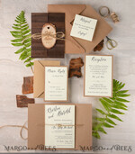 Wedding invitations online, custom magnet stationery11
