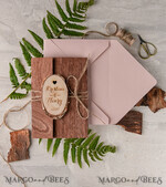 Handmade wedding invitation, personalized magnet stationery4