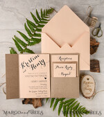 Personalised Wedding invitations, fridge magnet invites6