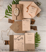 Personalised Wedding invitations, fridge magnet invites6