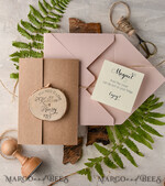 The wedding invitations card, personalized magnet stationery5