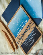 HOCHZEITS EINLADUNGEN mit Magneten  
 Hochzeitseinladungen online, Holzmagnet-Einladungen6