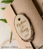 Elegant Wedding invitations, personalized magnet stationery7