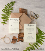 Elegant Wedding invitations, personalized magnet stationery7