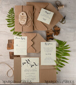 Elegant Wedding invitations, personalized magnet stationery7