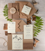 Stunning wedding invitations, wood magnet invites5