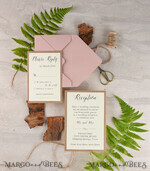 HOCHZEITS EINLADUNGEN mit Magneten  
 Hochzeitsinvitationen-Set, maßgeschneiderte Magnet-Stationery10
