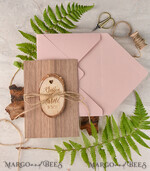 HOCHZEITS EINLADUNGEN mit Magneten  
 Hochzeitsinvitationen-Set, maßgeschneiderte Magnet-Stationery10